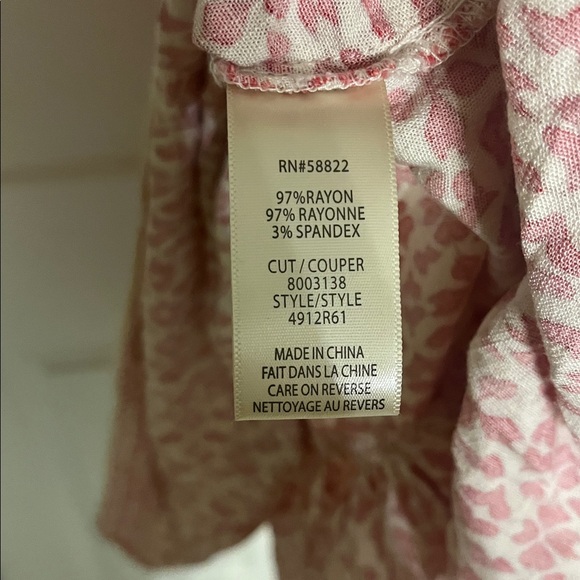 Max Studio Red Patterned Midi Dress - Picture 5 of 7